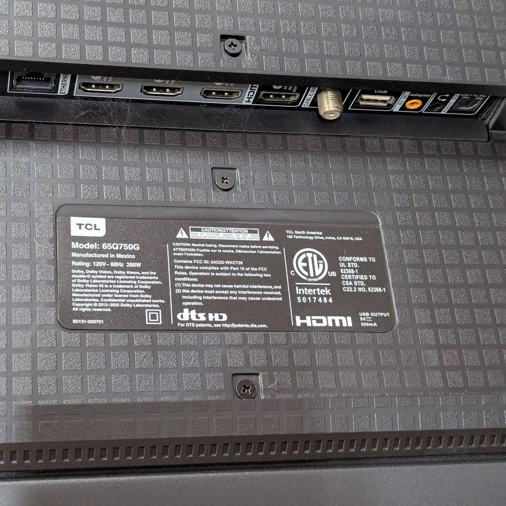 TCL 65" 4K UHD Smart Google TV with Streaming Apps