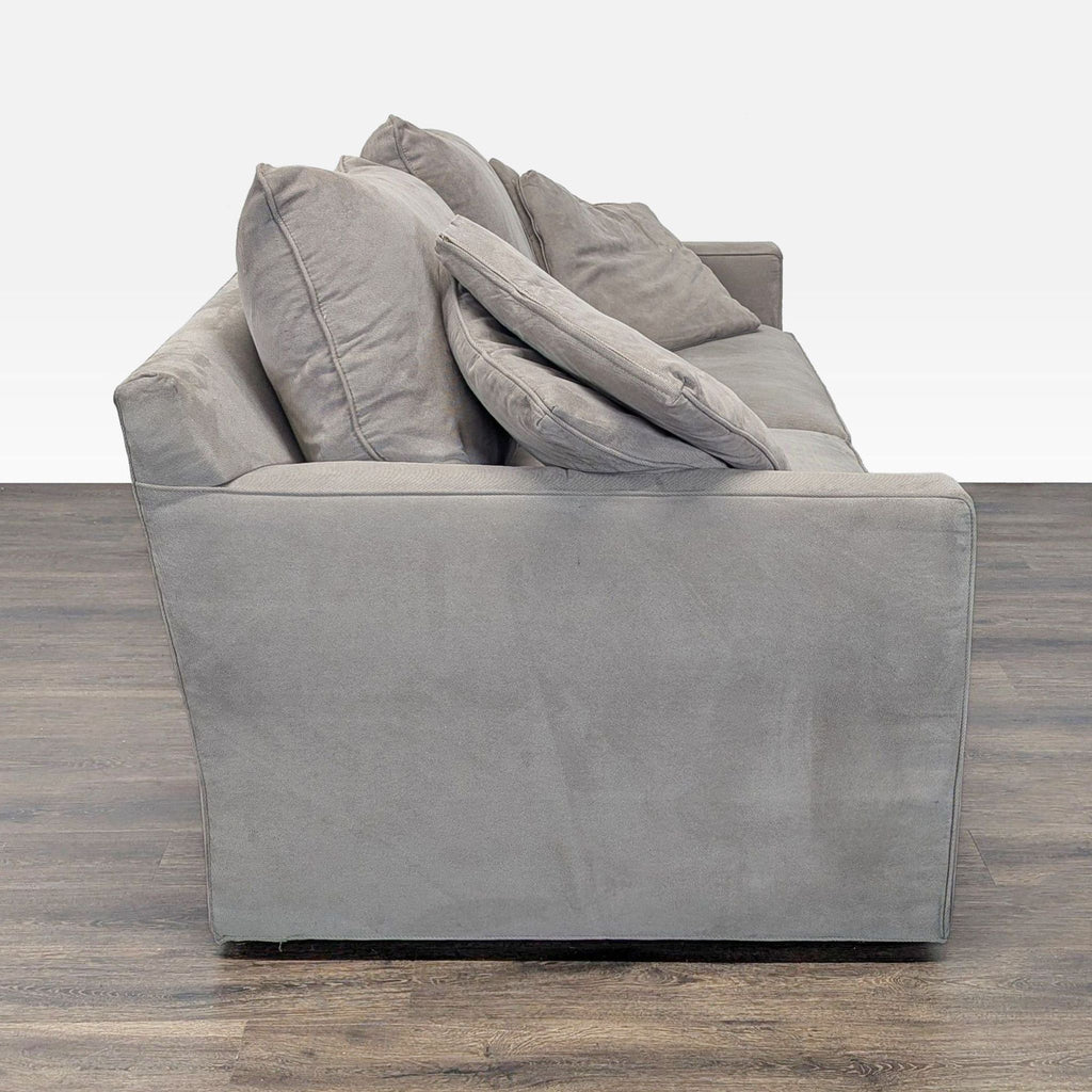 Room & Board Gray Fabric Sleeper Sofa with Pull-Out Mattress
