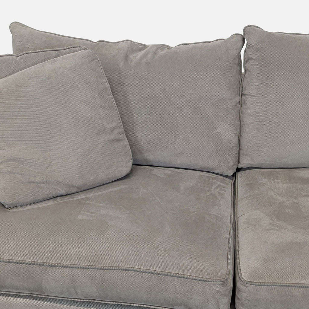 Room & Board Gray Fabric Sleeper Sofa with Pull-Out Mattress