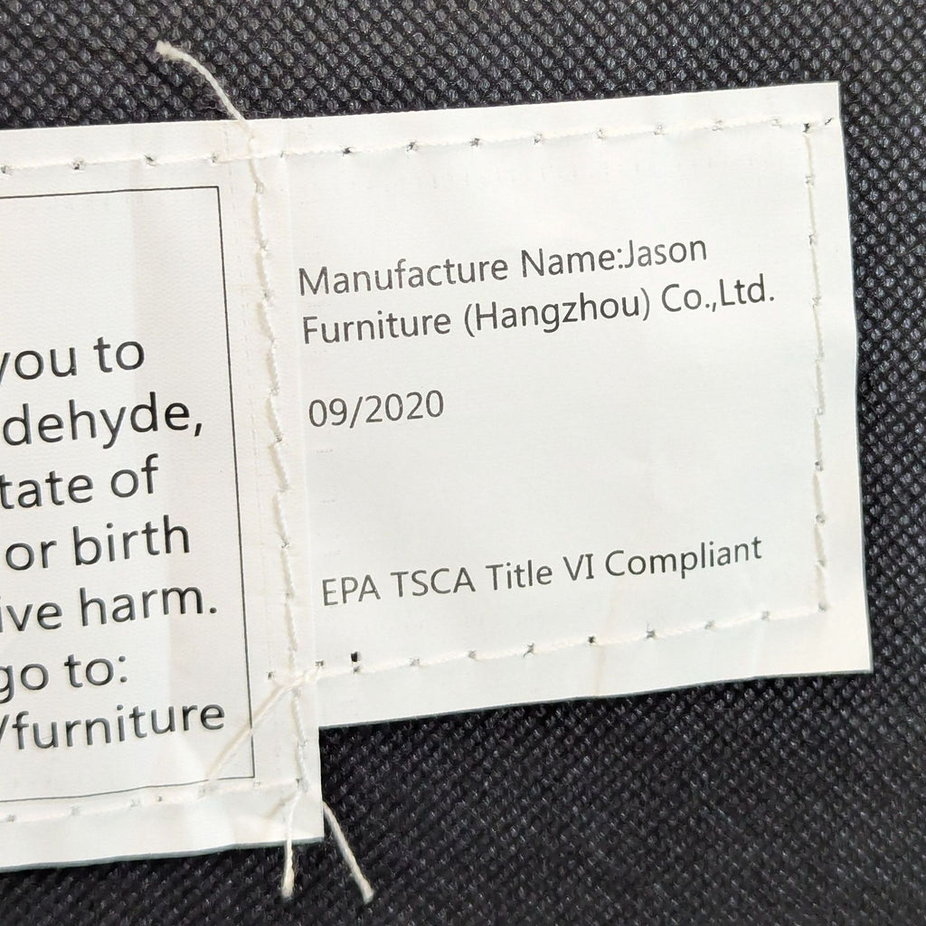 Scandinavian Designs Modern Light Gray Leather Sectional Sofa