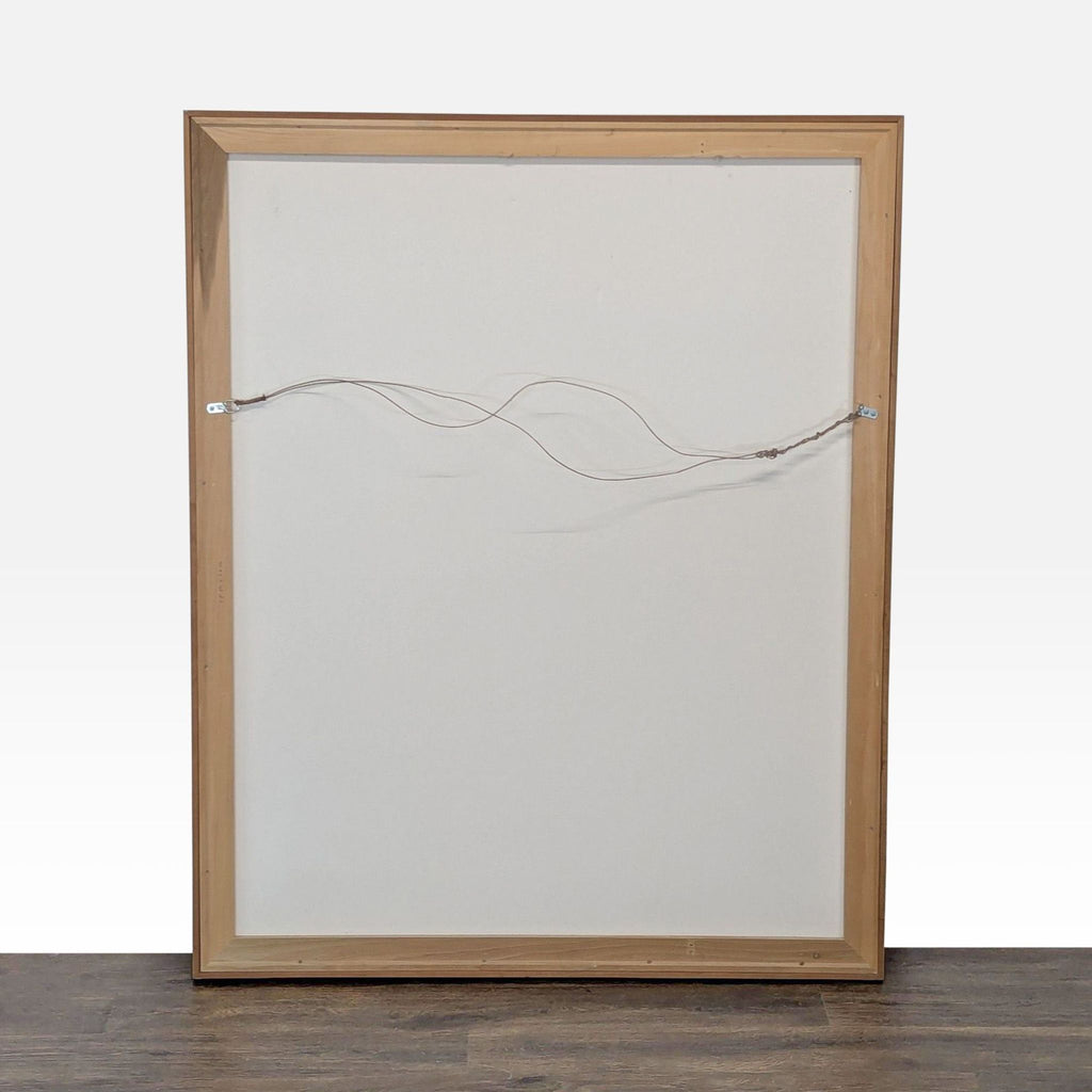 Framed Abstract Watercolor Painting in Warm Tones