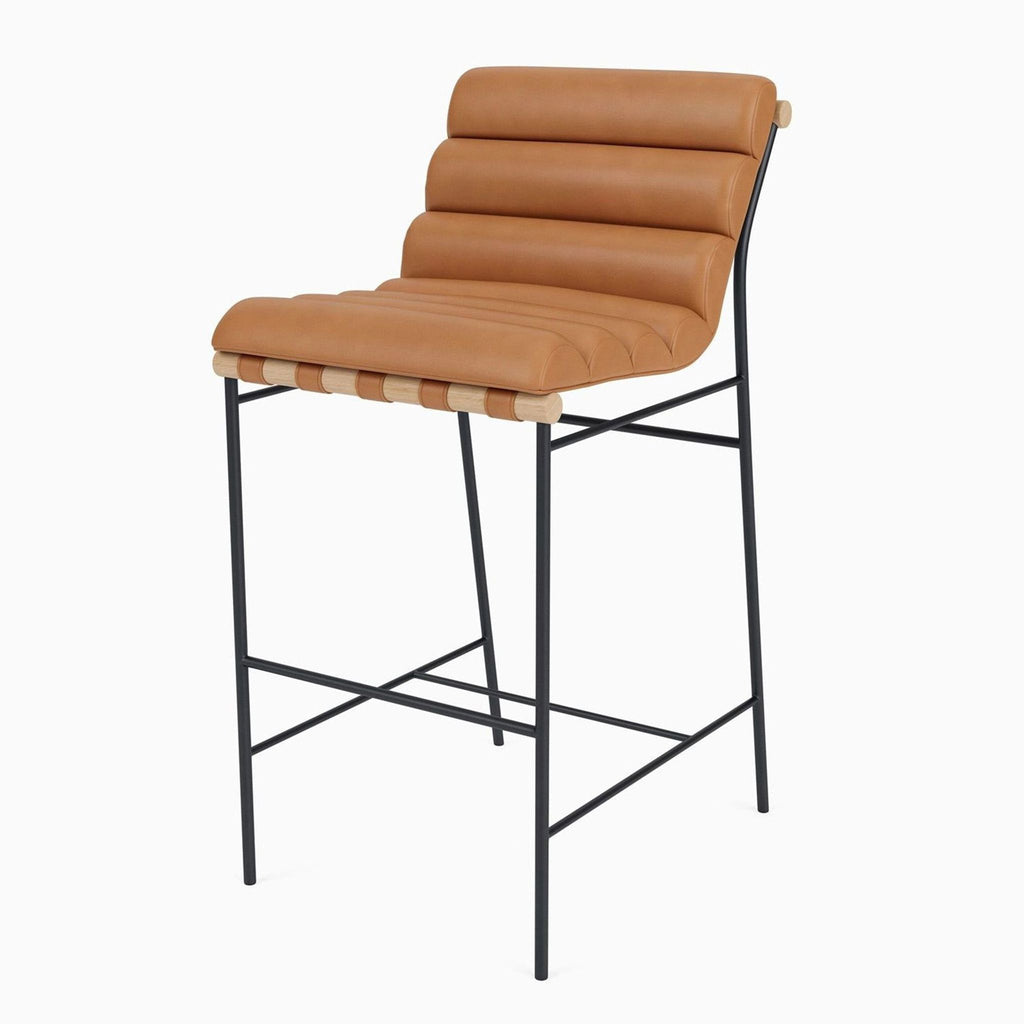 Denver Modern Vail Stool in Saddle Leather - Accepted Offer (11.04% discount)