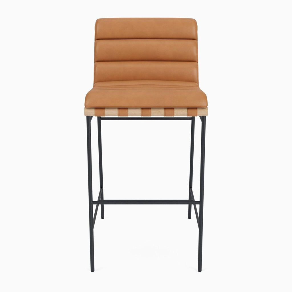 Denver Modern Vail Stool in Saddle Leather