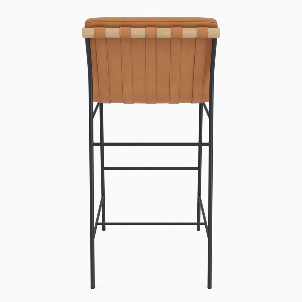 Denver Modern Vail Stool in Saddle Leather