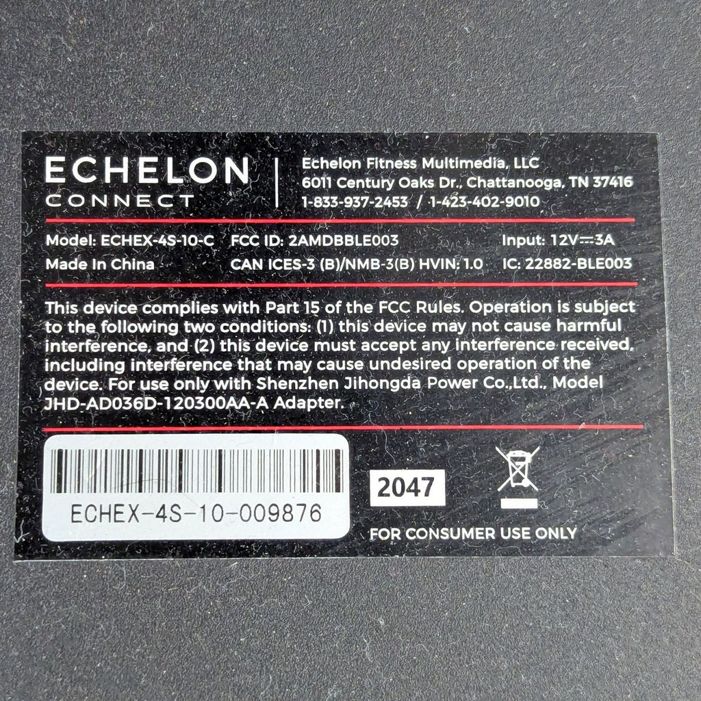 Echelon Connect Smart Exercise Bike with Touchscreen Display