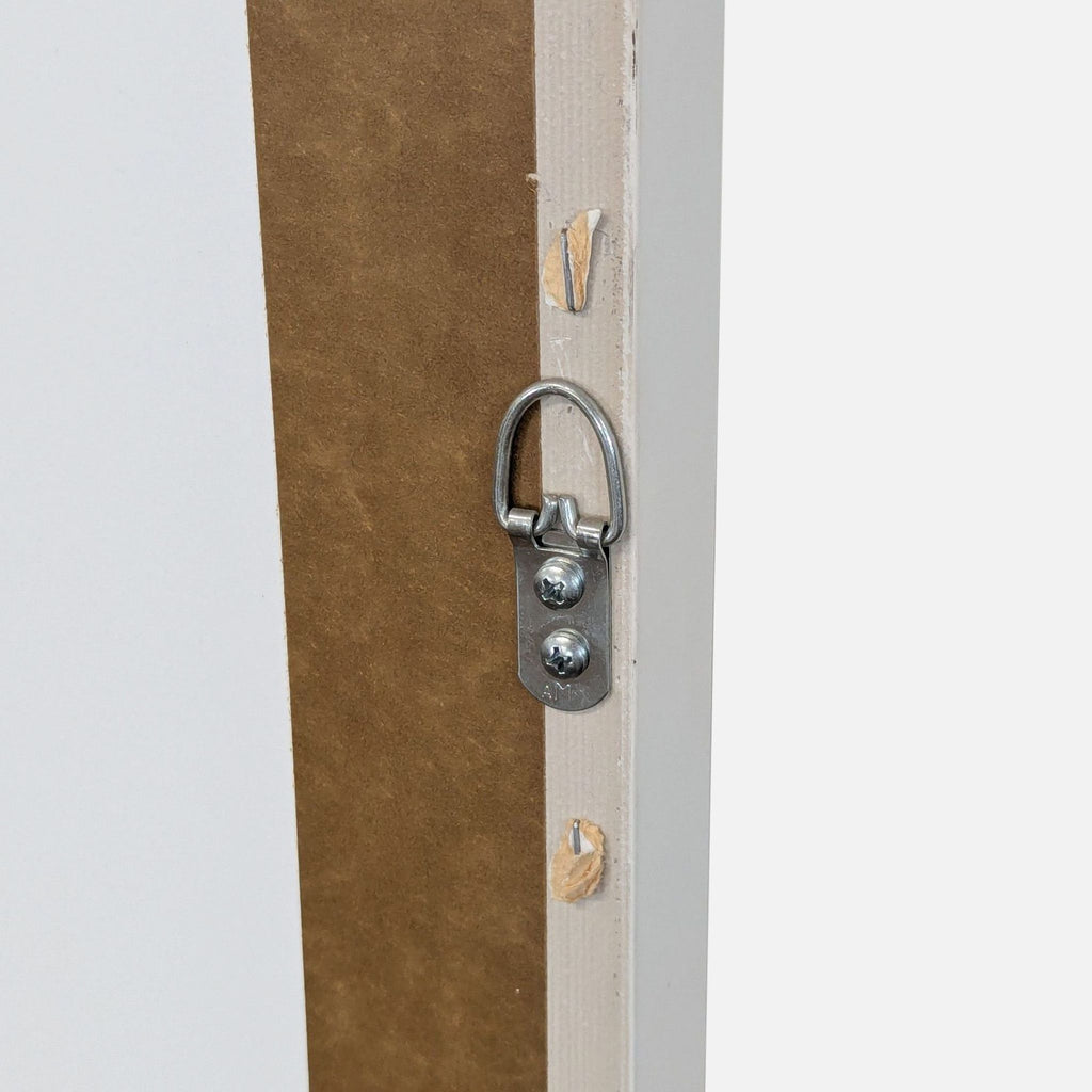 Maker & Moss “Pushing Paint” Abstract Blue Brushstroke Painting – Framed Wall Art