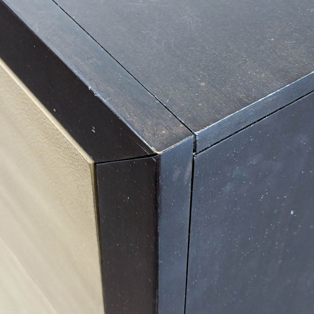 Living Spaces Bayliss Modern 6-Drawer Dresser in Gray and Black