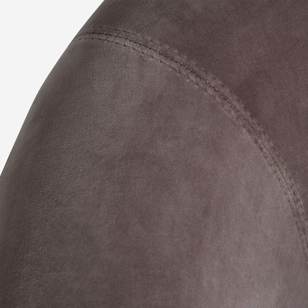 Lulu and Georgia Lowry Modern Velvet Swivel Lounge Chair with Pillow