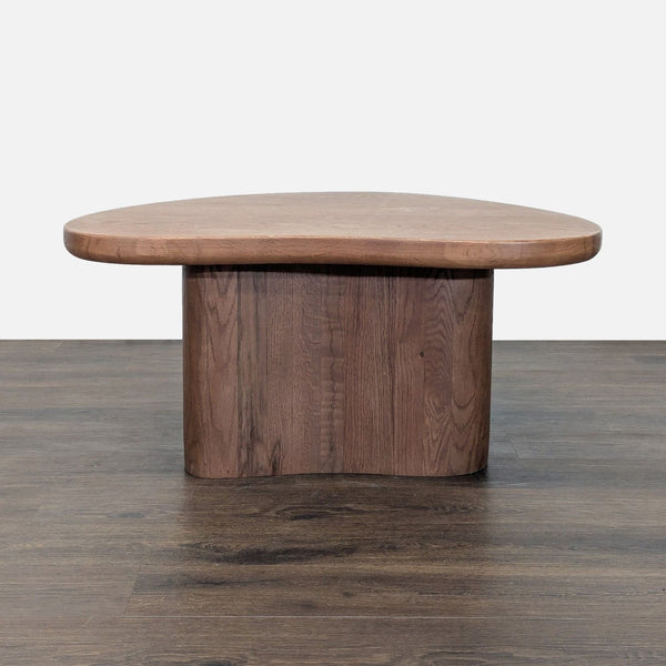 Aimee Song coffee table in Red Oak with dark brown finish, designed for Lulu and Georgia.