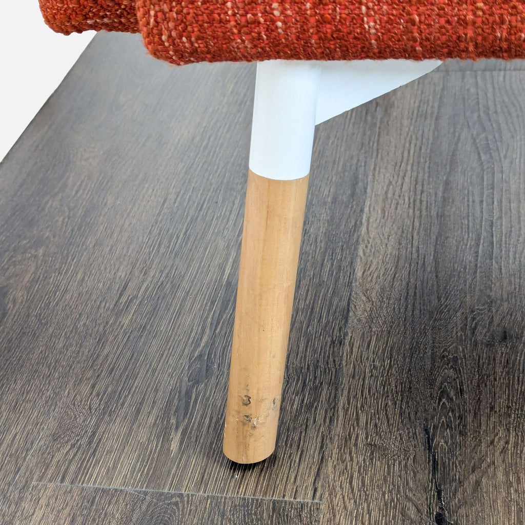 HighTower Tombolo 3-Seat Modern Sofa in Red Fabric