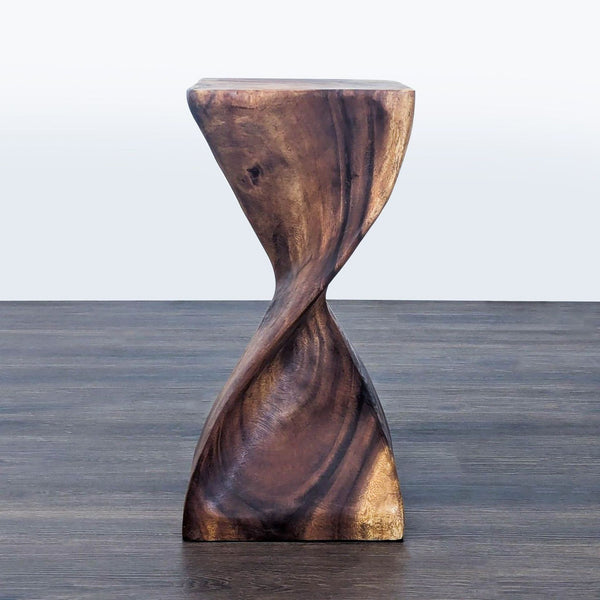 Certainly! However, I do not see any images attached or included in your message. If you provide the images or a detailed description of them, I can generate three distinct alt texts (max 100 characters each) for your end table item. Please upload or describe the images so I can assist you further.