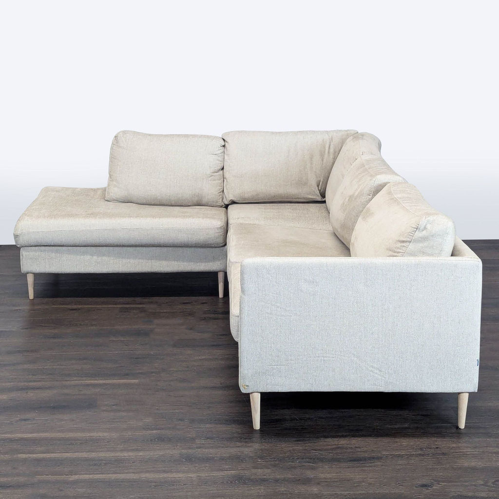 BoConcept Cream Sectional Sofa with Chaise