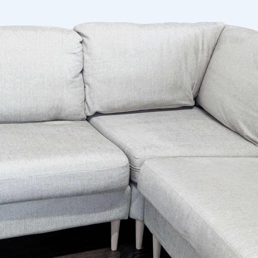 BoConcept Cream Sectional Sofa with Chaise
