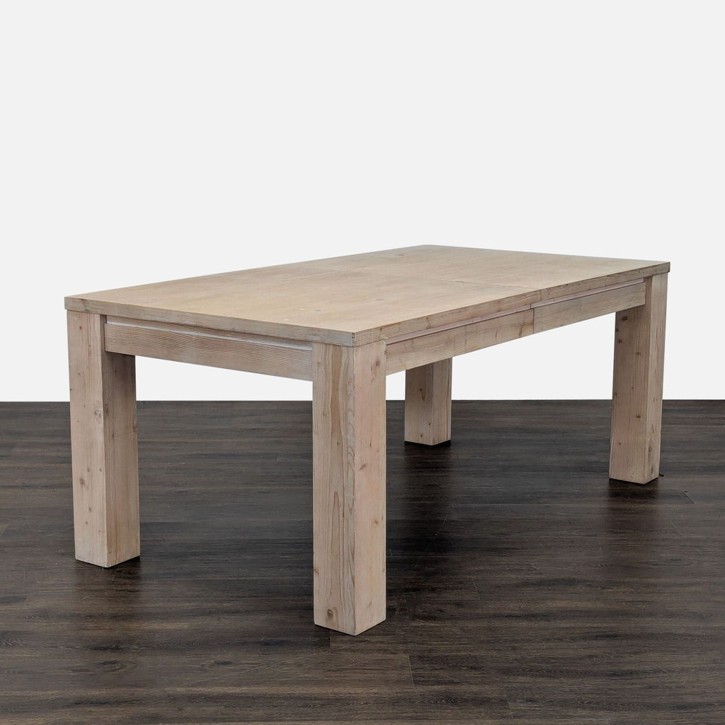 Pottery Barn Folsom Storage Extendable Dining Table