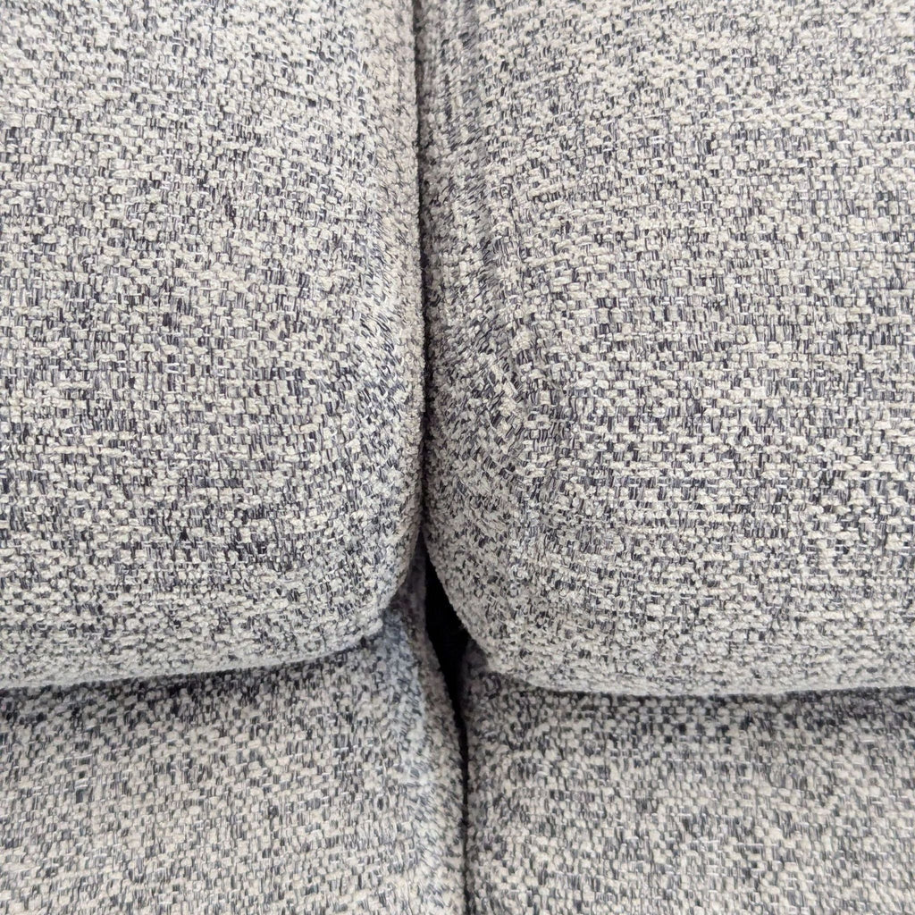 Living Spaces Maddie Modern Gray Sectional Sofa with Power Recliner and Chaise