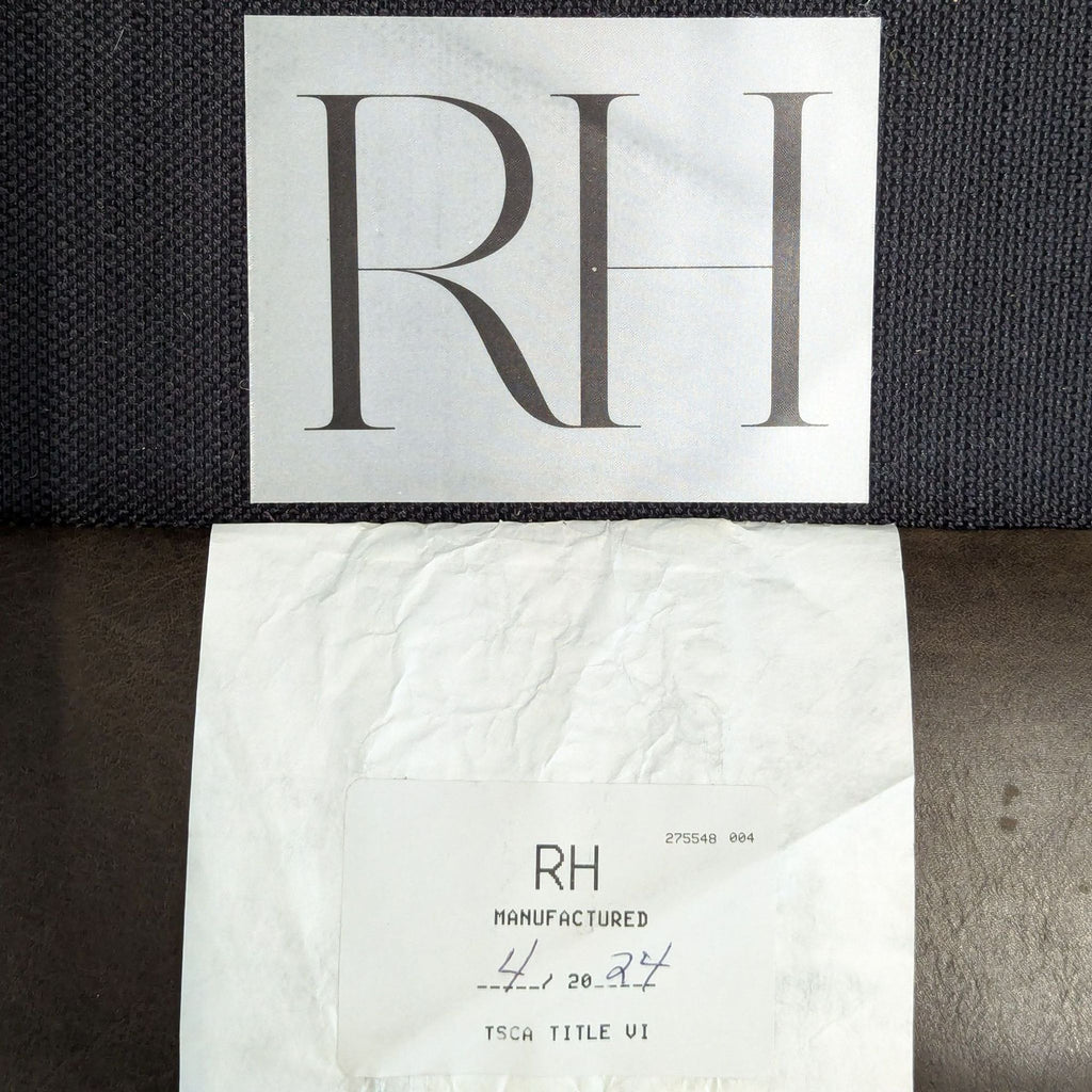 Restoration Hardware Maxwell Brown Leather Sectional Sofa – Spacious and Comfortable