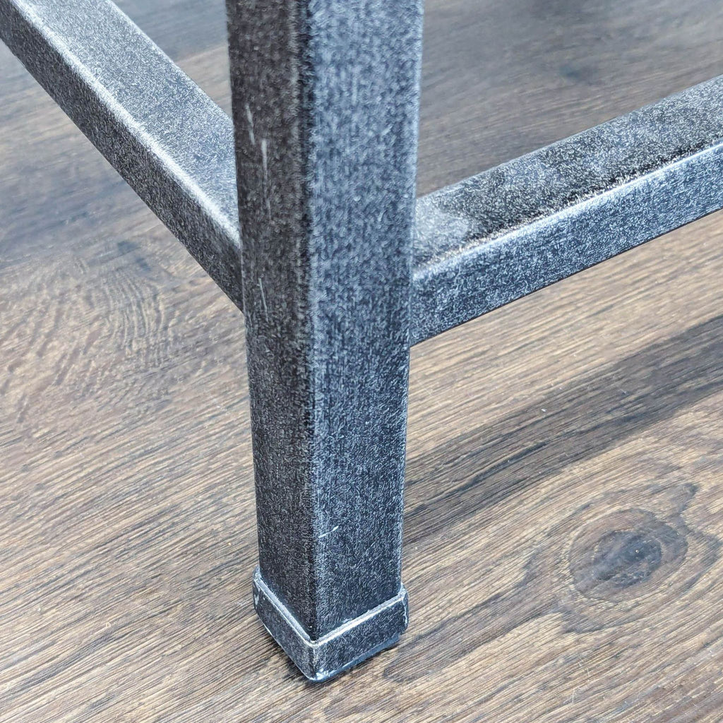 Metal Stool with Padded Seat