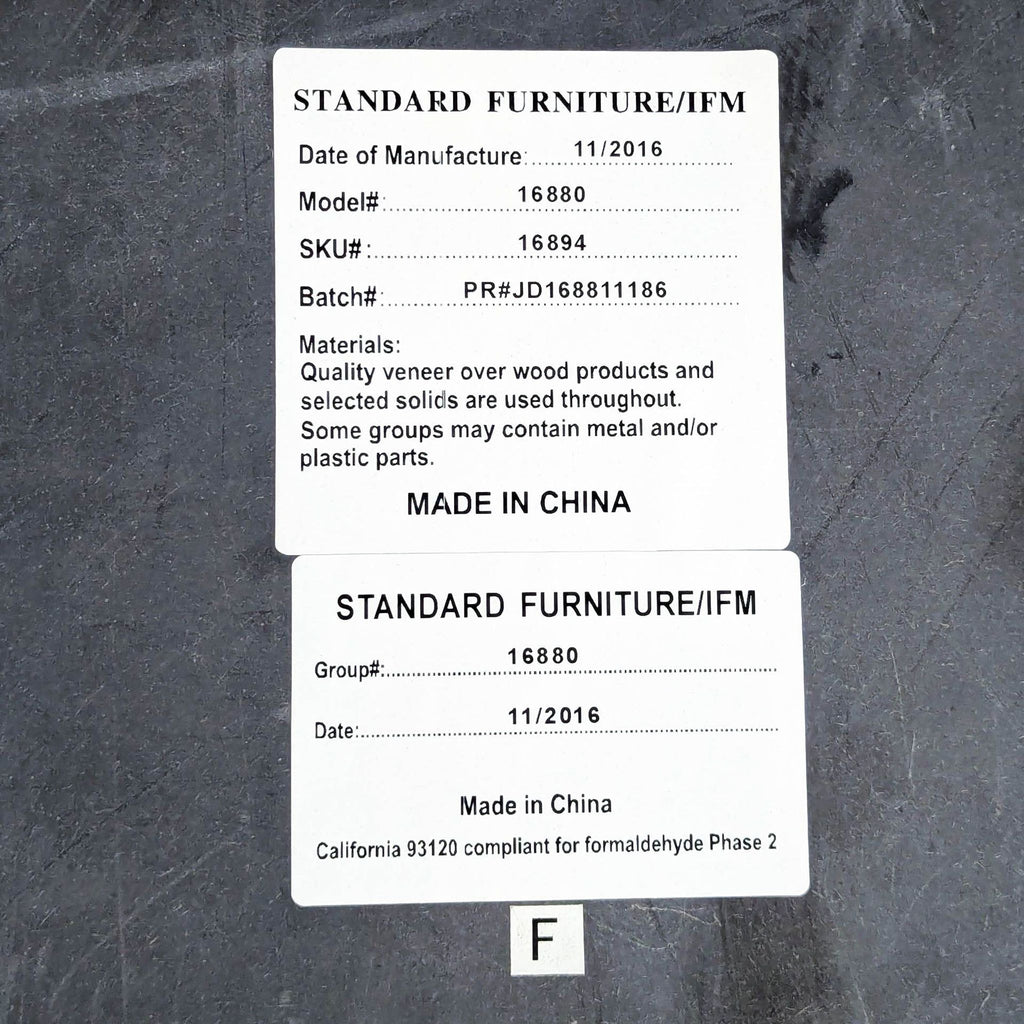 Standard Furniture Distressed Cross Back Bar Stool