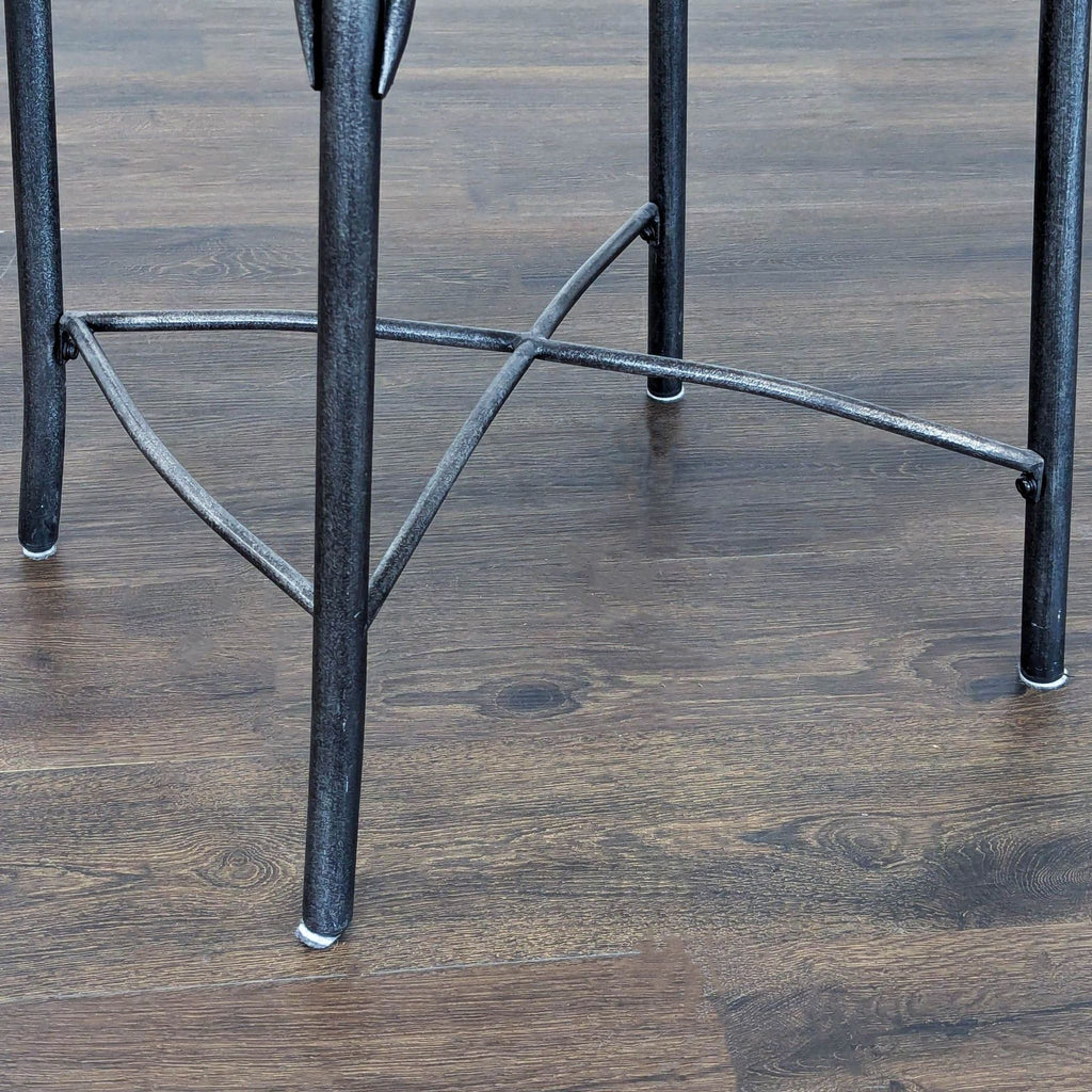 Standard Furniture Distressed Cross Back Bar Stool