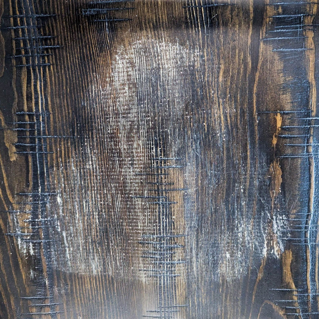 Standard Furniture Distressed Cross Back Bar Stool