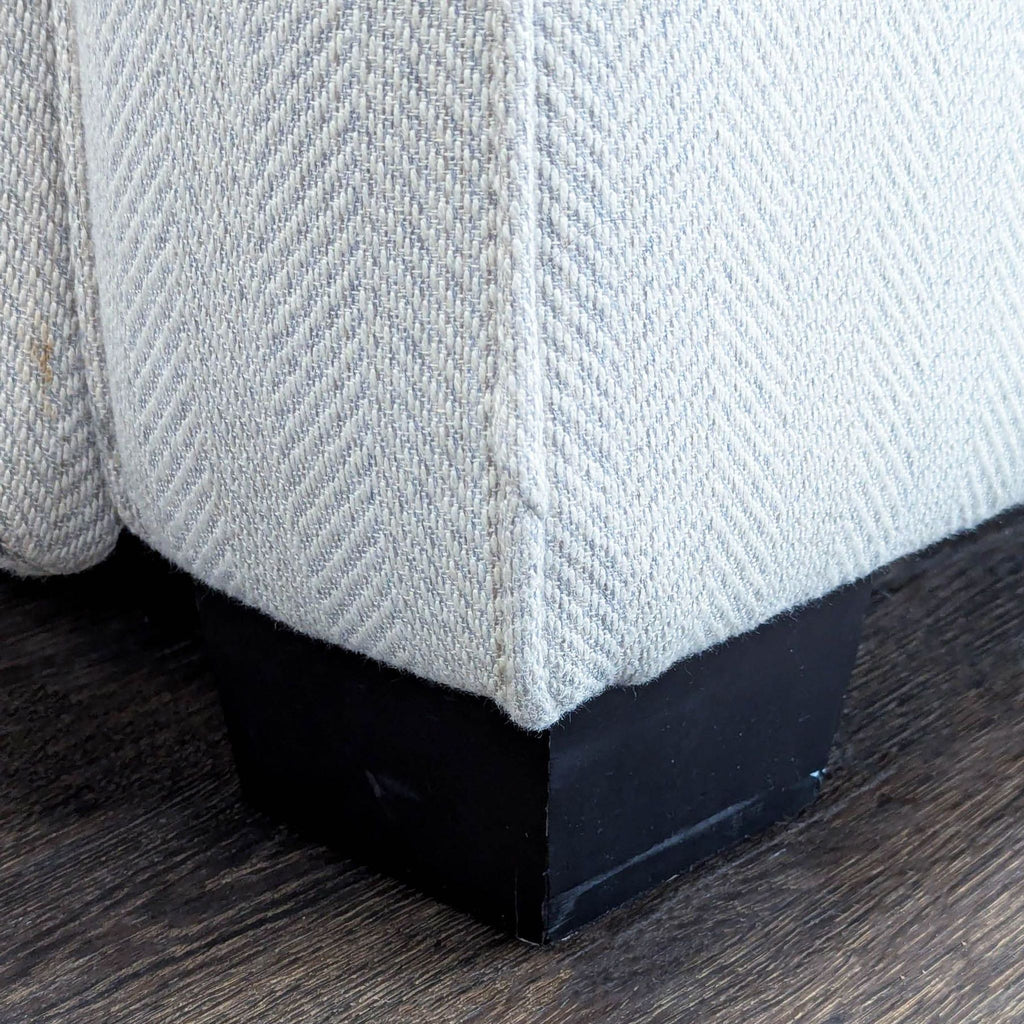 West Elm Modern Sleeper Sofa with Rolled Arms and Three Cushions