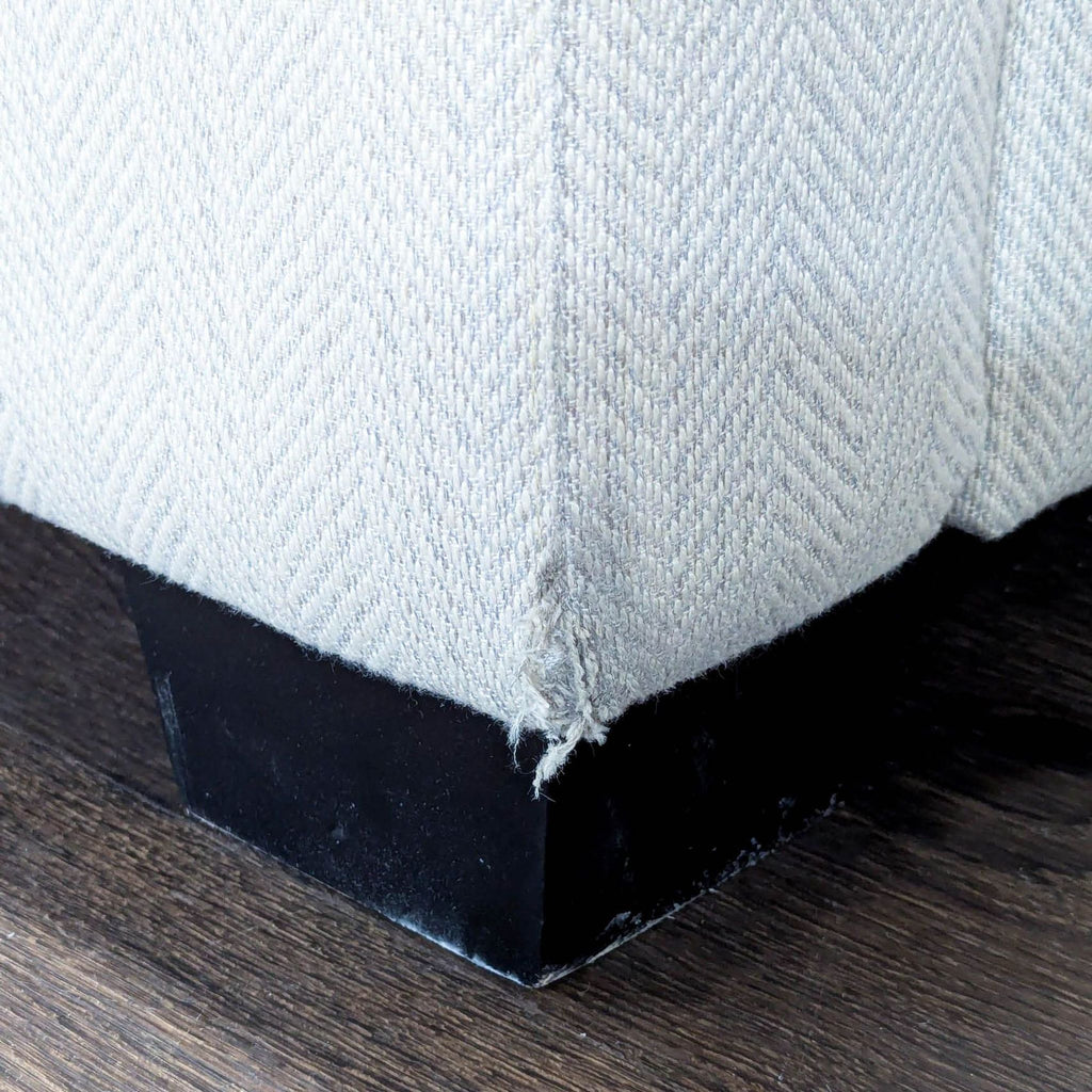 West Elm Modern Sleeper Sofa with Rolled Arms and Three Cushions