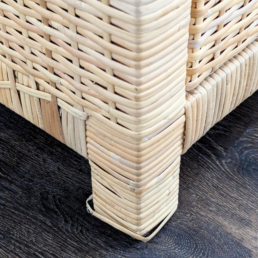 Pottery Barn Cala 6-Drawer Woven Rattan Dresser - Natural Finish
