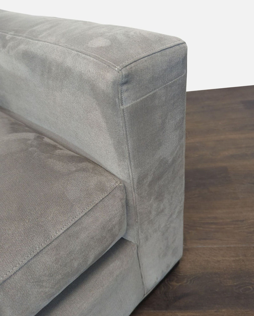 Crate and Barrel 3-Seat Modern Gray Sofa - Accepted Offer (24.64% discount)