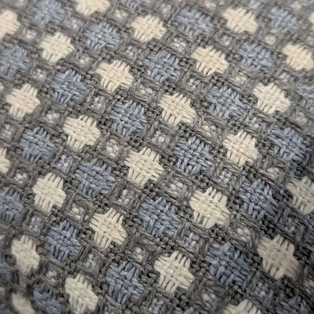 Carved Wooden Bench with Cushion