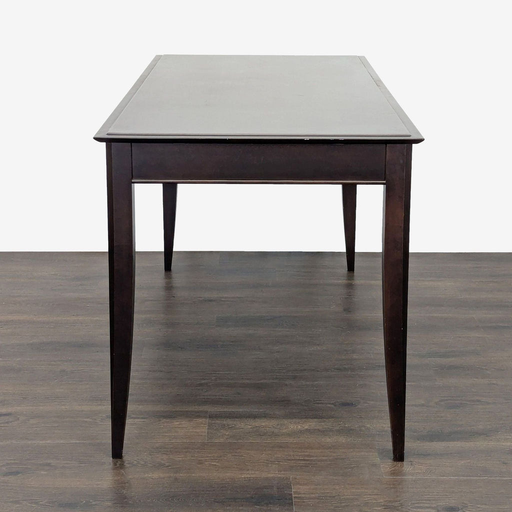 Baronet Dark Wood Desk with Two Drawers