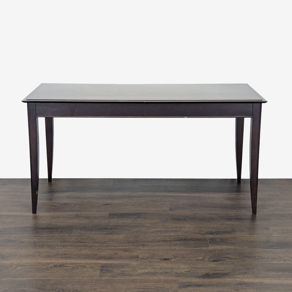 Baronet Dark Wood Desk with Two Drawers