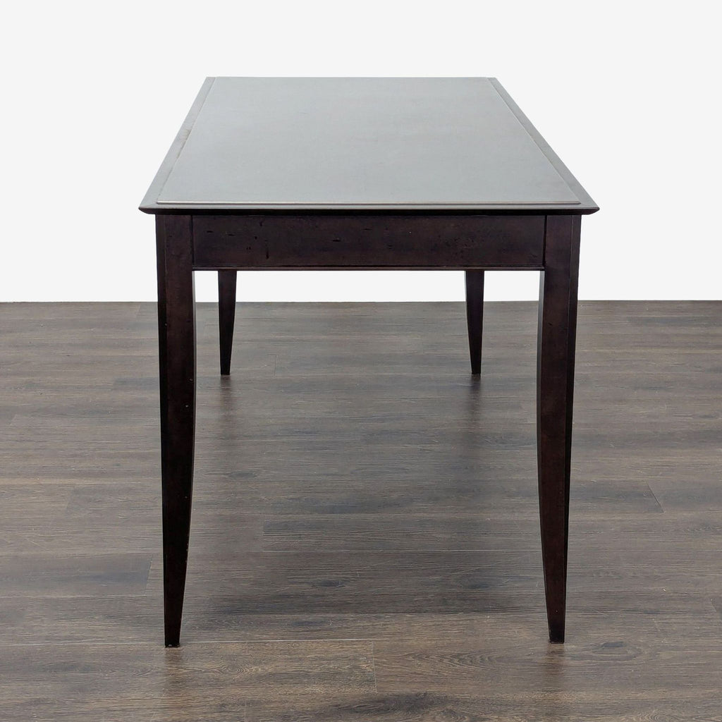 Baronet Dark Wood Desk with Two Drawers