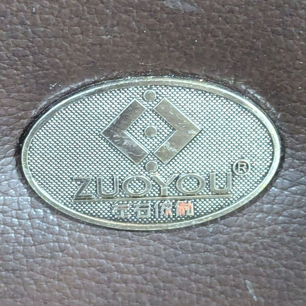 Zuoyou 3-Seat Dark Brown Leather Sofa