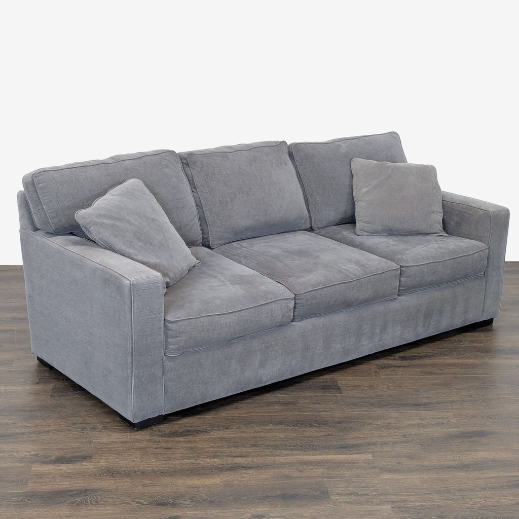 Jonathan Louis Gray Queen Sleeper Sofa with Cushions