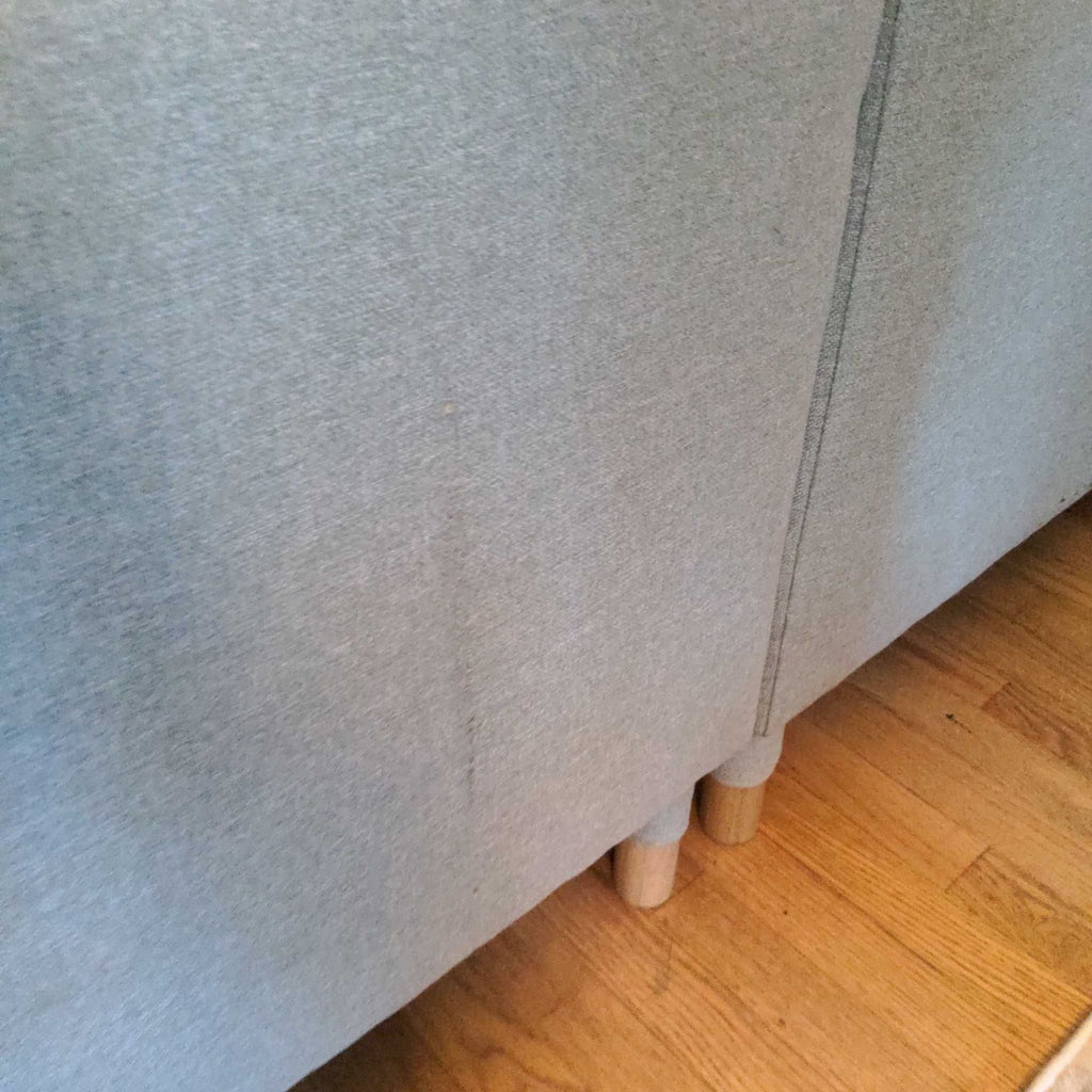 Ikea Morabo Light Gray Sectional Sofa with Chaise - Modern Design