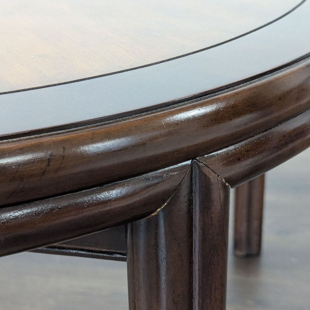 Drexel Chinoiserie Style Oval Dining Table with 8 Chairs