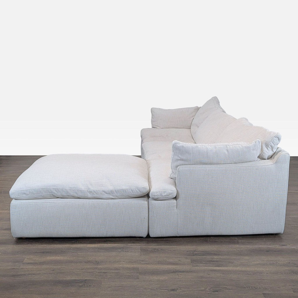 Restoration Hardware Cloud Modern Sectional Sofa with Chaise