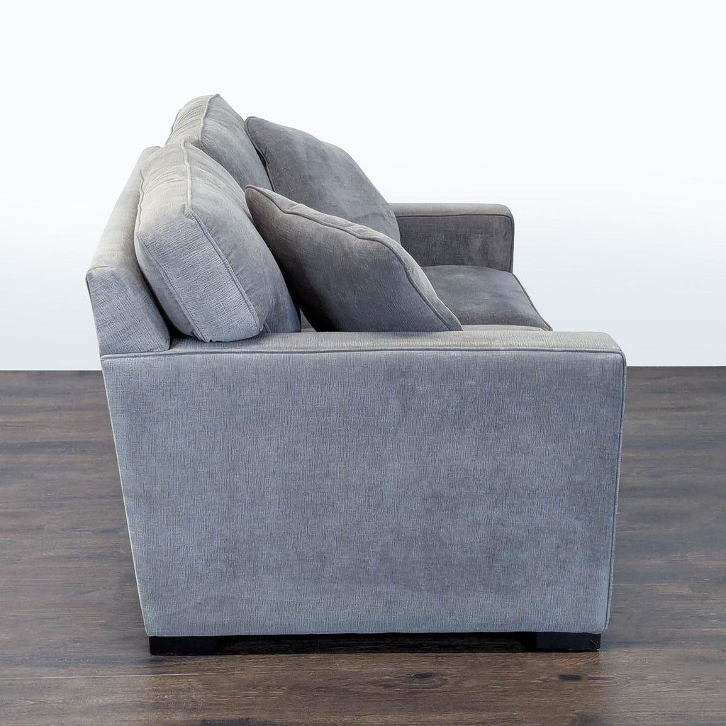 Jonathan Louis Modern Gray Loveseat with Loose Back Cushions - Accepted Offer (48.05% discount)