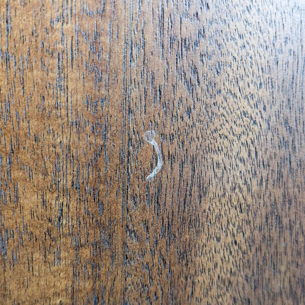 CB2 Oberlin Modern 4-Drawer Wood Dresser with Black Fronts and Brass Accents