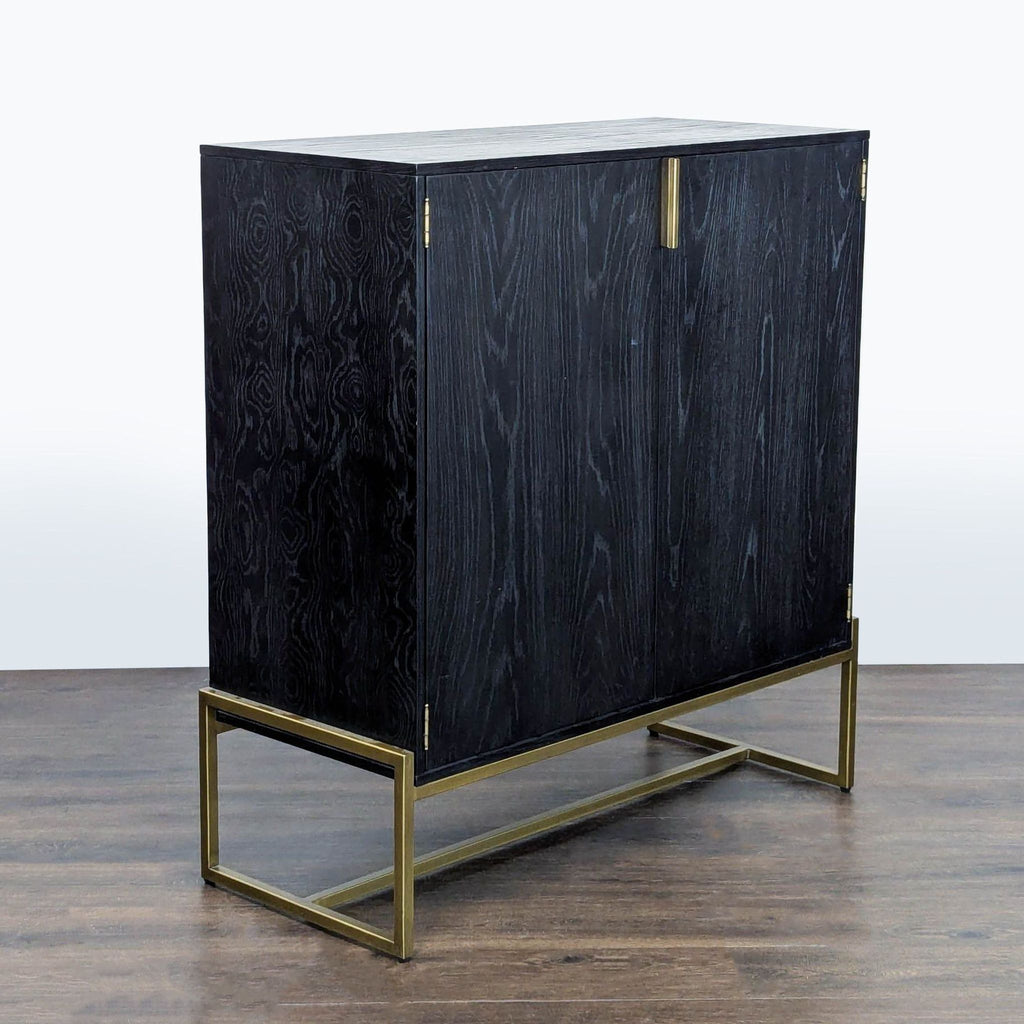 3. Compact 16-bottle wine rack by Article, ideal for organizing beverages at home.