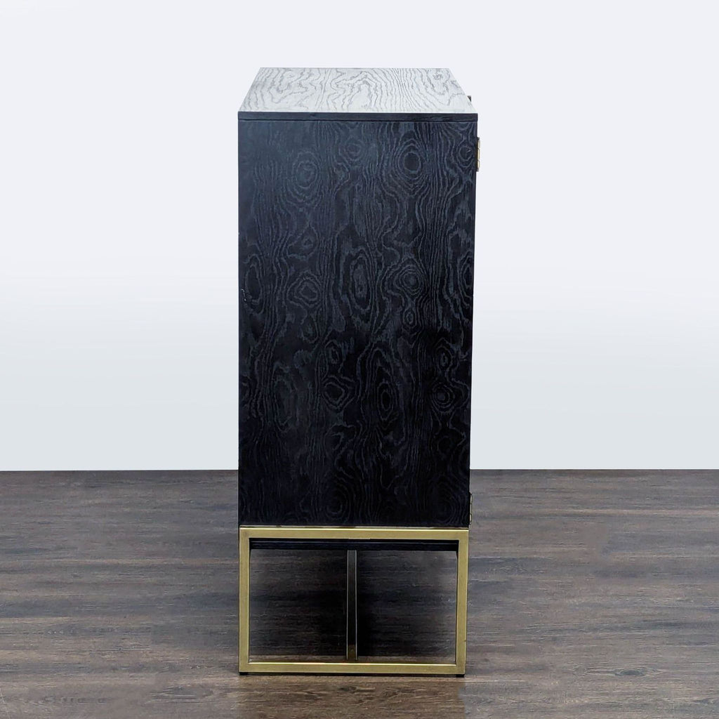 Article Bar Cabinet on Metal Base