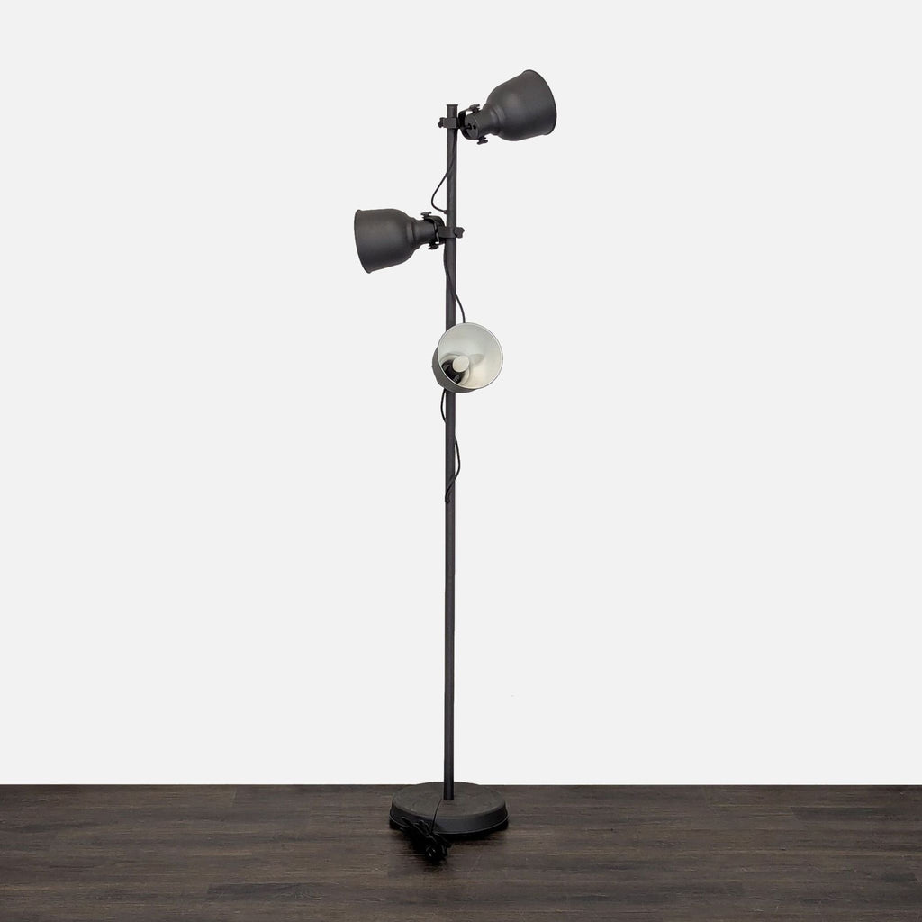 Ikea 3-Head Adjustable Floor Lamp for Living Room or Office
