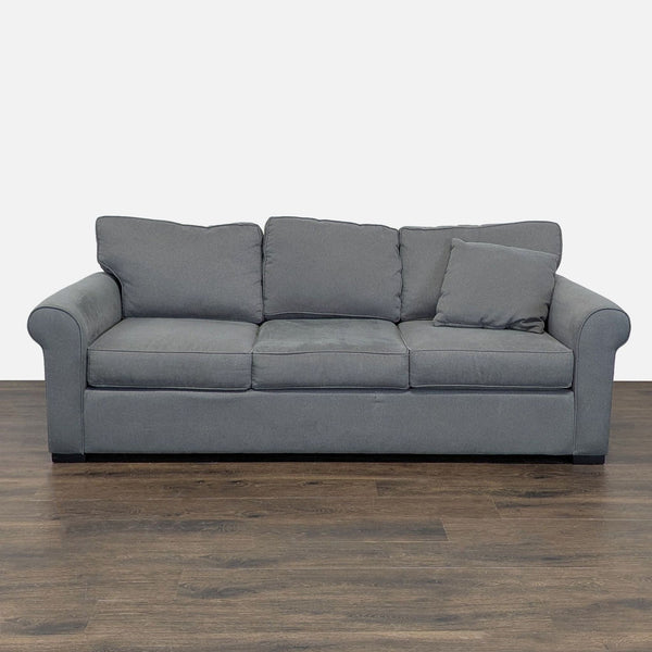 Jonathan Louis 3-Seat Gray Sofa with Rolled Arms - Accepted Offer (11.86% discount)