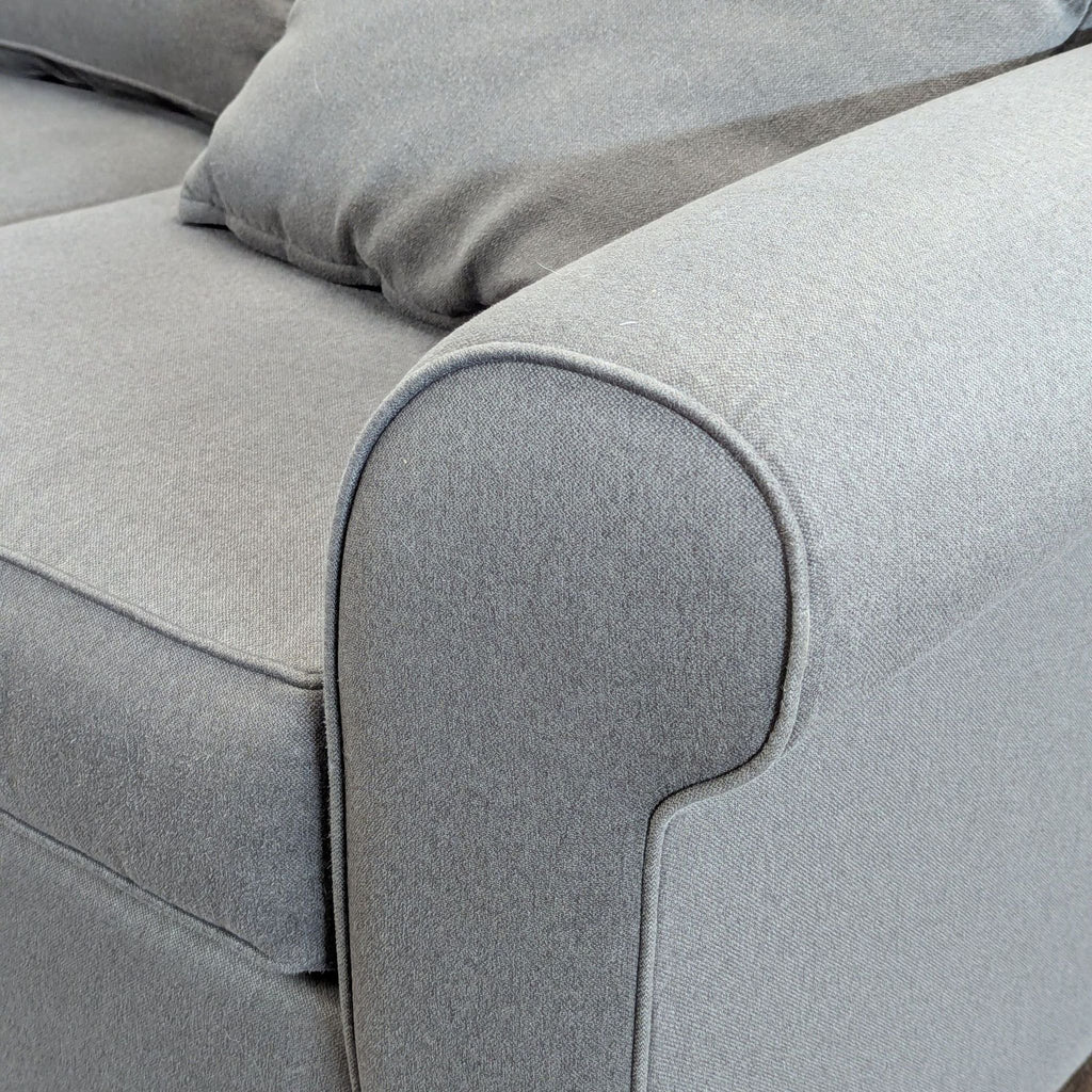 Jonathan Louis 3-Seat Gray Sofa with Rolled Arms - Accepted Offer (11.86% discount)