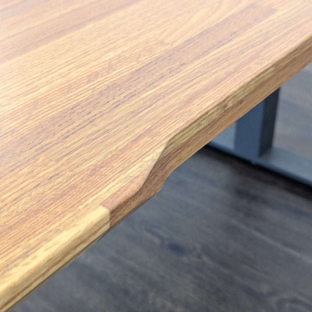 Varidesk Electric Adjustable Standing Desk with Wood Finish