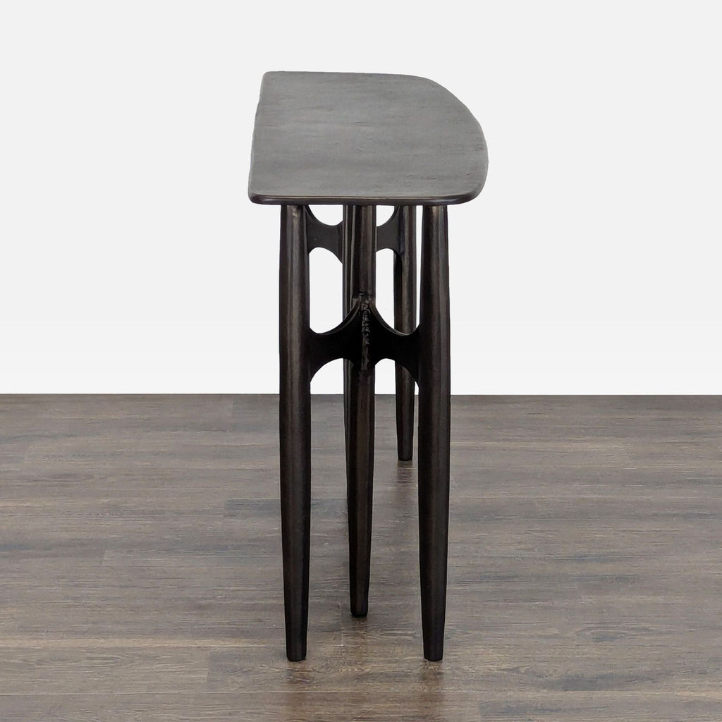 CB2 Bixby Bronze Cast Aluminum Console Table