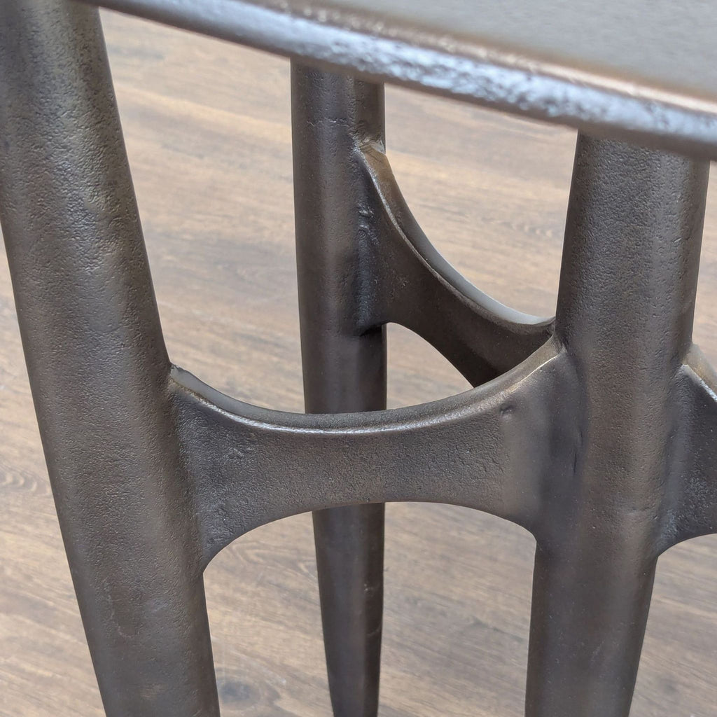 CB2 Bixby Bronze Cast Aluminum Console Table