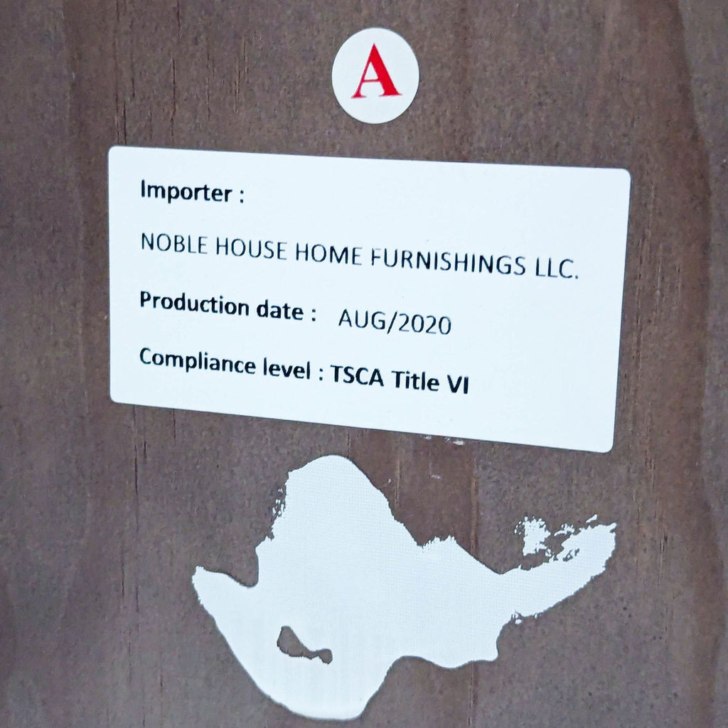 Noble House Bar Height Dining Table