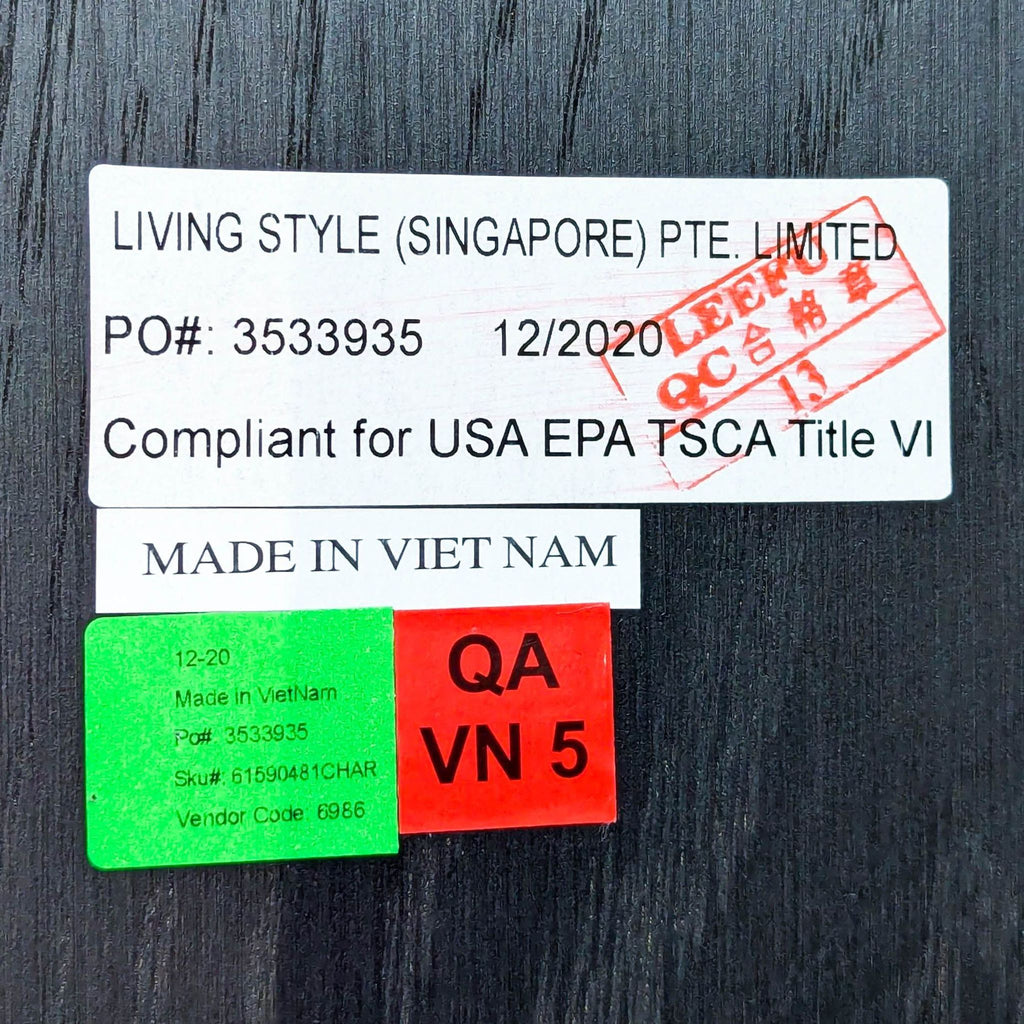 Square Wood Coffee Table with Shelf