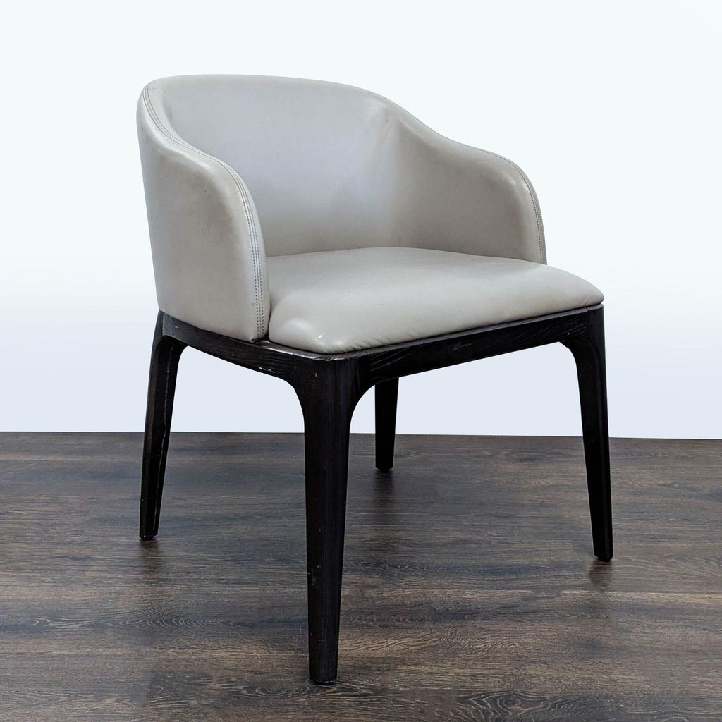 Moniker Home Modern Extendable Dining Table  with  8 Restoration Hardware Leather Chairs - Accepted Offer (25.51% discount)